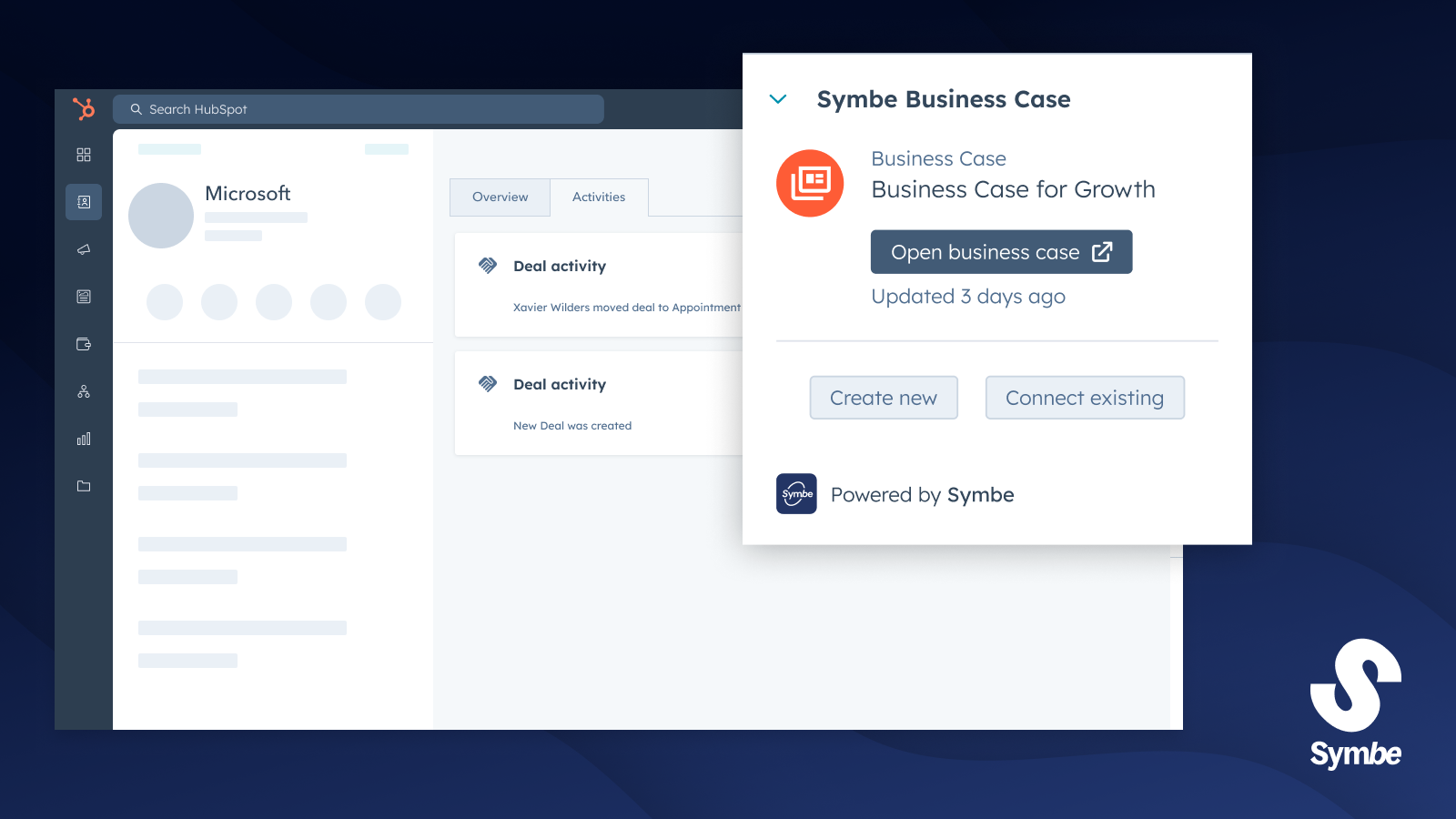 Deal Record with Symbe Module