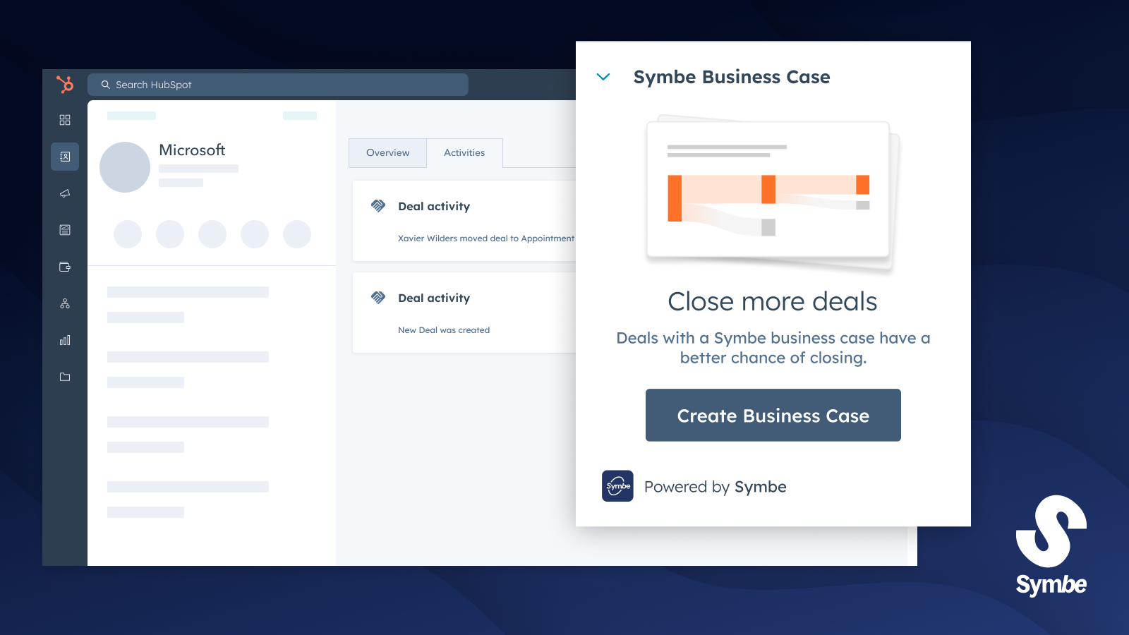 Create deal-winning business cases in seconds.